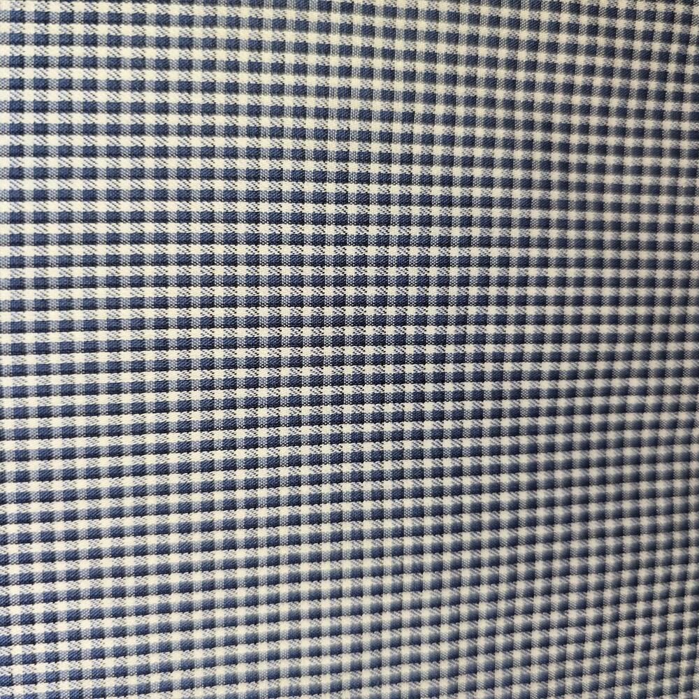 Van Heusen Flex Blue and White Checkered Dress Shirt XXL